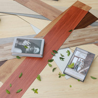Planche de sol en vinyle PVC plastique série bois, nouvelle conception, 1,5 mm, 100 % matière vierge, pose à sec, LVT