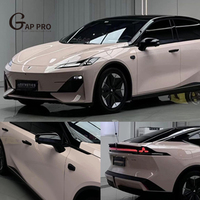 Oolong Thé Au Lait Rose Personnalisé Tpu Couleur Ppf Film D'emballage De Voiture Satin Mat Brillant Auto-Guérison Peinture Film De Protection