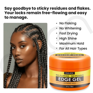 Cire coiffante vegan biologique crème sans alcool pour tresses gel bords torsadés pour cheveux secs et contrôle des pointes - Product Image 5