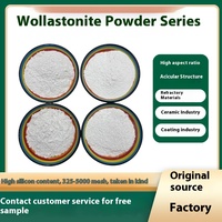 Forsman 1250 Fibre de Wollastonite Aciculaire en Maille, Revêtement de Peinture Ignifuge Premium, Micropoudre de Silice 99,9% SiO2 pour l'Industrie du Verre