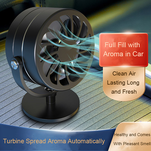 New Alloy Perfume Purifier Fan <strong>Car</strong> <strong>Diffuser</strong> Air Freshener Vent <strong>Clip</strong> Solid Parfums Auto Lasting Light Fragrance - Product Image 3