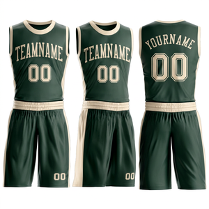 Ensemble de maillots de basket personnalisés sans manches, col en V, polyester/coton, maille, taille élastique, impression par transfert thermique, nom et numéro de l'équipe, unisexe - Product Image 1