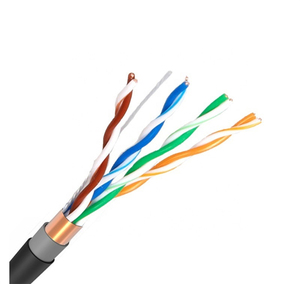 24AWG 4 cặp LAN Cáp ngoài trời không thấm nước <span class=keywords><strong>Ethernet</strong></span> FTP mạng CAT5 CAT5E cáp thông tin liên lạc - Product Image 3