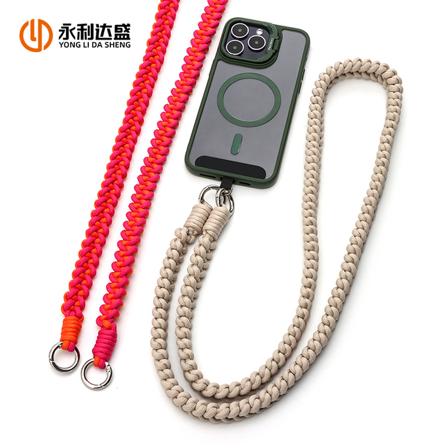 Custom Universal Nylon Crossbody Mobile Phone Strap Hanging Rope logo Customizable Mobile Phone Lanyard