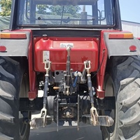 Tracteur agricole d'occasion YTO LX1304 140 CV 4x4 avec moteur et boîte de vitesses d'origine, engin agricole robuste certifié Global Farm