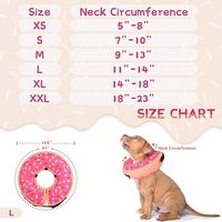 Collier de récupération pour chien gonflable super résistant en forme de beignet, alternative douce, durable, écologique et imperméable en nylon/polyester