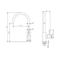 Robinet mitigeur de lavabo en acier inoxydable SUS316 sans plomb, à poignée unique, pour hôtel, vente en gros, usine OEM, robinet commercial pour salle de bain et cuisine