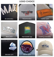 Casquette Dad Hat unisexe adulte 5 panneaux, style Hip Hop Y2K tropical, non structurée, à bord plat, 100% coton, personnalisable, faible MOQ, en promotion
