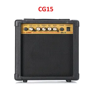 Chinese Supplier Portable 2x12 Combo CG15 Electronic Guitar Audio Amplifier Speaker