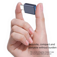 Adaptateur OTG USB 3.0 Femelle vers Type-C Mâle, Transmission Haute Vitesse 10G, Convertisseur de Données OTG pour Appareil Photo, PC, Ordinateur Portable, Appareil Mobile