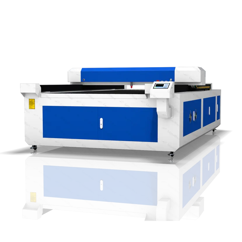 Alta quantità di costo-efficace CO2 macchina per incisione Laser grande letto CO2 Cutter per uso domestico a basso costo LM-1530