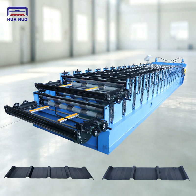 Double Layer IBR Roof Roll Forming Machine Galvanized Steel Tile Sheet ...