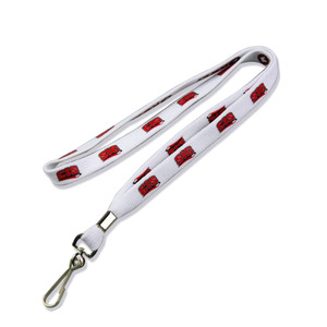Cordones de seguridad personalizados en blanco de poliéster blanco con impresión personalizada, cordón de identificación personalizado con diseño de sirena y soporte para tarjeta médica, anime - Product Image 3