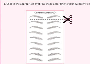 VV-81r 2021 Nóng Bán Tùy Chỉnh Eye Brow Sticker Không Thấm Nước Lông Mày Hình Xăm Tạm Thời - Product Image 4