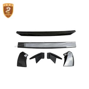 Pour Porsche <span class=keywords><strong>Cayenne</strong></span> 958 2016 Kits de carrosserie en fibre de verre Lèvre avant Diffuseur arrière Kit style Te-Chart 958.2 BodyKit - Product Image 5