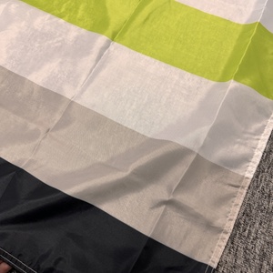 Chine vente en gros 3x5 FT Agender Pride drapeau imprimé Rainbow Pride drapeau lgbt arc-en-ciel polyester publicité extérieure étanche - Product Image 5