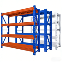 Étagères de rangement sur mesure avec protection anticorrosion, réglables, de capacité moyenne, pour les sous-sols de magasins de proximité