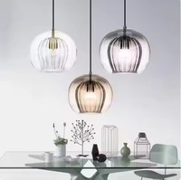 Luminaire suspendu en verre nordique pour salle à manger, salon, café, décoration intérieure, lustre