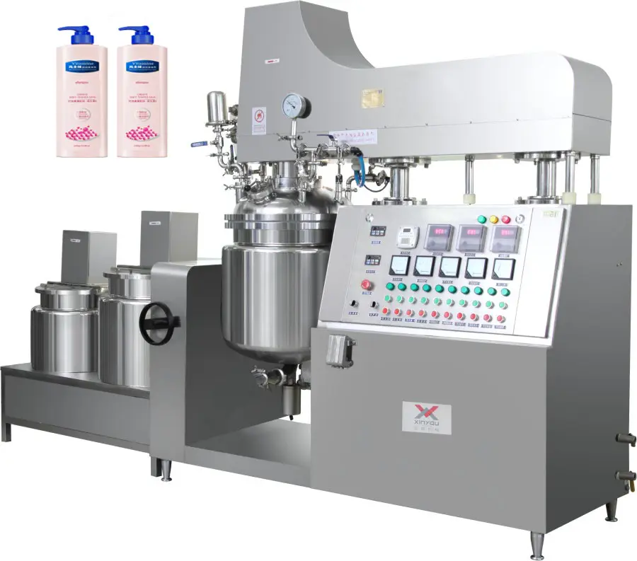 Giá chất lỏng emulsify lò phản ứng homogenizer Tank khuấy điện hơi nước sưởi ấm Mixer trọng thép không gỉ trộn Tank