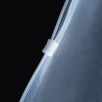 Sacs Plastiques d'Emballage à Fermeture Éclair en Film Brossé en Matériau Composite Transparent à Motif Personnalisable pour Vêtements et Chaussettes