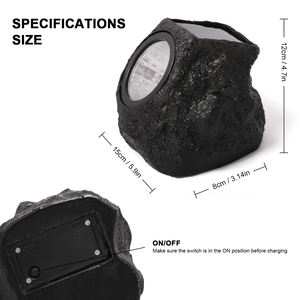 Nouvelle Lampe Solaire LED Extérieure Étanche pour Jardin, Allée et Rue, Éclairage Moderne IP44 - Product Image 3