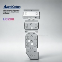 Plaques de protection de châssis en alliage d'aluminium 5052 épaissies de 8 mm sans perçage pour Land Cruiser LC200 LC100 LC300