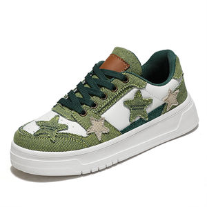 Chaussures classiques en denim personnalisées de haute qualité, chaussures pour hommes, semelle épaisse, style de marche en plein air, baskets décontractées, maille imperméable - Product Image 1