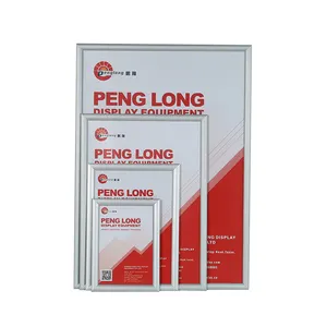 Wholesale A0/A1/A2/A3/A4 Wall mounted Advertising Poster Snap 25mm rectangular snap frame