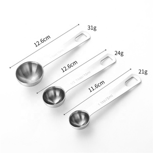 Portable Mini Food Grade <strong>Measuring</strong> Scoop Set Baking and Tea <strong>Measuring</strong> Spoons