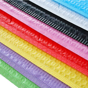 Индивидуальные розовые воздушные пузыри водонепроницаемый пластиковый пакет для доставки, изготовленный на заказ цвет, поли Почтовый экспресс-магазин, защитное нижнее белье, курьеры - Product Image 3