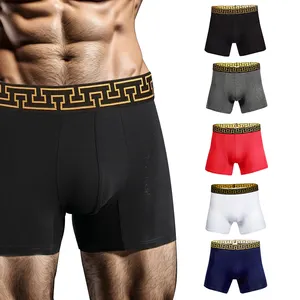 Wholesale Men's Panties Boxers Breathable Cotton Men's Panties With Custom Brand Logo