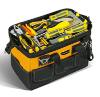 Sac à outils personnalisé en toile imperméable, résistant à l'usure, portable et épaissi pour électriciens et charpentiers