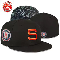 Topi Snapback Hip Hop Streetwear Bordir Logo Custom, Anti Air, Bernapas, Dapat Disesuaikan, OEM, Pesanan Kecil Didukung