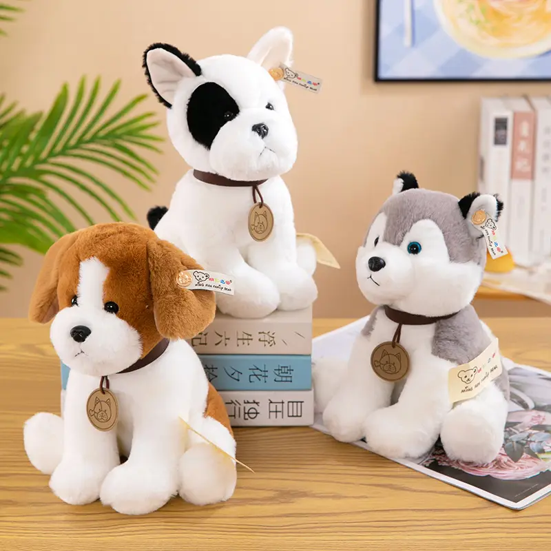 AIFEI TOY Hot selling internet celebrity simulation Husky plush toy doll cute puppy dog children's birthday gift