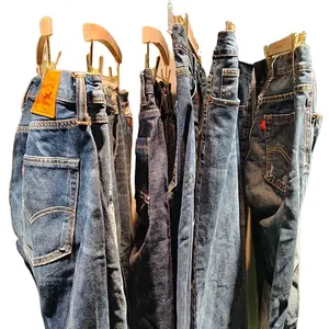 Factory direct wholesale ukay bales second hand clothes used men jean pants for boy