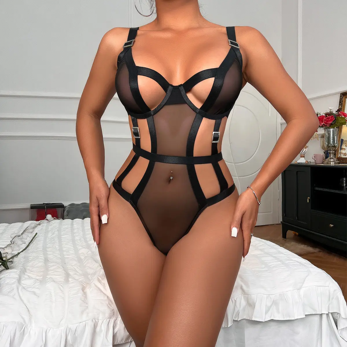 In Stock 2022 Sexy Black Lingerie for Mature Women - Stylish Women's  Underwear for Comfortable Intimacy