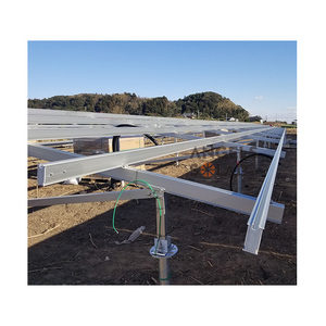 Malaikat braket pemasangan tanah untuk panel surya sistem fotovoltaik PV struktur sistem pemasangan tanah - Product Image 1