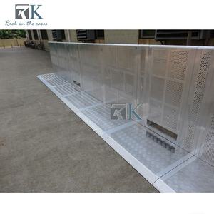Barrières mobiles pliantes en aluminium de foule d'événement de barricades rétractables - Product Image 5