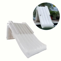 Jeu de parc aquatique gonflable extérieur personnalisé toboggan flottant étanche à l'air portable adultes enfants mini toboggan gonflable pour piscine