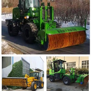 Cepillo Rodante para Nieve Montado en Vehículo, Cepillo para Limpieza de Nieve en Grandes Superficies de Carreteras, Cepillo para Saneamiento de Carreteras Municipales - Product Image 3