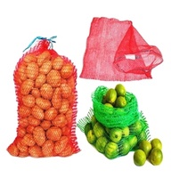 Sac en plastique de maille de PE 5kg pour la pomme de terre et l'oignon pour des produits d'emballage et d'impression