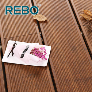 Hiện đại 18 mét dày không thấm nước thiết kế tre sàn gỗ decking ABC bề mặt chấm điểm bấm vào cài đặt khóa cho công viên - Product Image 5