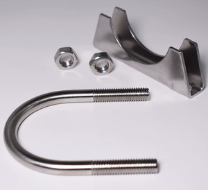 YUEYANG Stainless Steel <b>U</b>-bolt M8 Pipe <b>Clamp</b> Polished Series 310 40mm Maximum Inside Diameter General Industry Use - Product Image 5