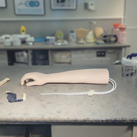 Maniquí de brazo de inyección intravenosa de silicona modelo anatómico para Educación de Ciencias Médicas en las escuelas