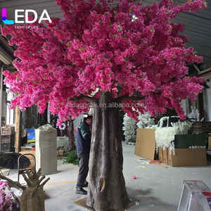 ต้นซากุระประดิษฐ์ไฟเบอร์กลาส LEDA 4M สีชมพูสด ต้นซากุระประดิษฐ์สำหรับตกแต่งงานแต่งงาน - Product Image 2
