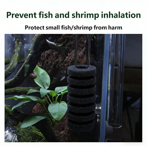 Ecologisch verantwoorde plastic aquariumfilterspons, eenvoudig te monteren, schoon te maken keramische filtermateriaal voor kleine nano-kweekbakken - Product Image 2