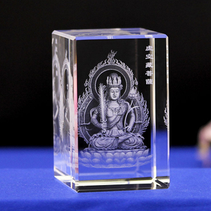 K9 Trống Tinh Thể Thủy Tinh Khối Cube <span class=keywords><strong>3D</strong></span> Khắc Laser UV In Ấn Tinh Thể Ảnh Cube - Product Image 4