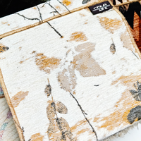 Tela de Tapicería Asiática Ecológica para Sofá con Certificación Oeko-Tex 100, Tela Impermeable y Antimanchas para Sofá Seccional Familiar