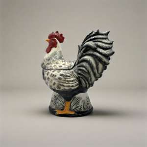 Set teko bunga Ayam Jantan keramik, aksesori teh koleksi teh untuk hadiah atau penggunaan rumah - Product Image 4