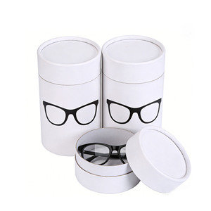 Durable Protective Scratch-Resistant Cylindrical <b>Cardboard</b> <b>Tube</b> Packaging for Eyeglasses Sunglasses Reading Glasses - Product Image 2